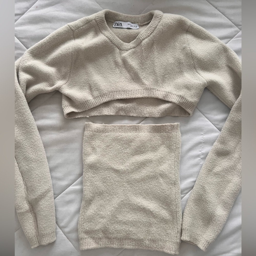 ZARA two piece set both size
